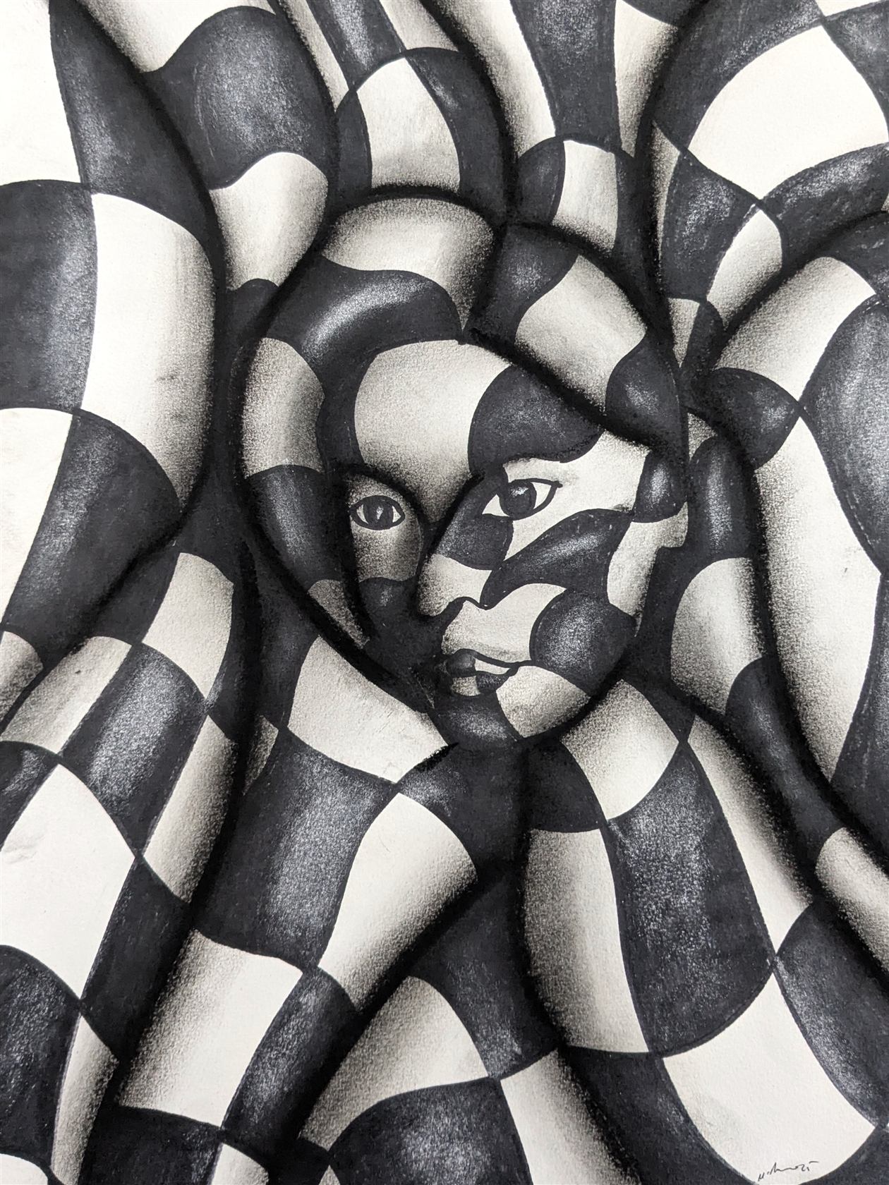 Scultura monocromatica fotografata II