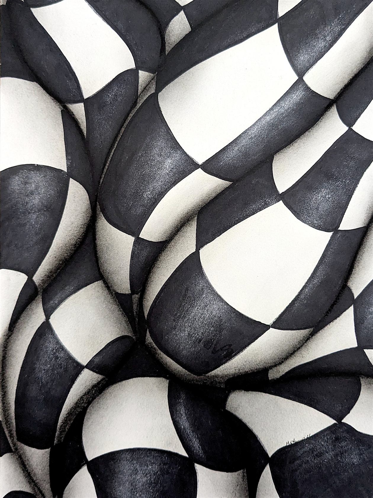 Scultura monocromatica fotografata IV