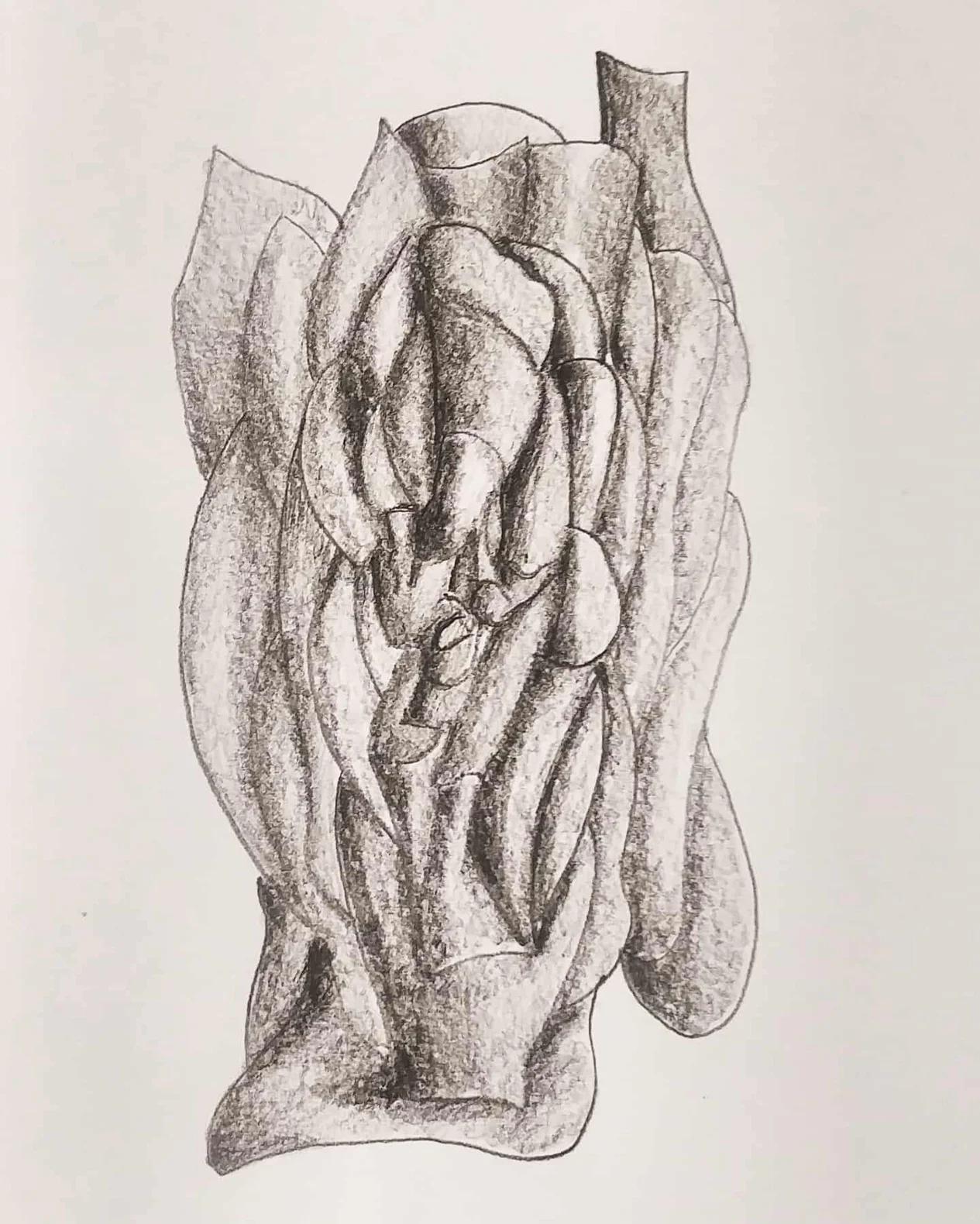 Disegno scultoreo monocromatico II