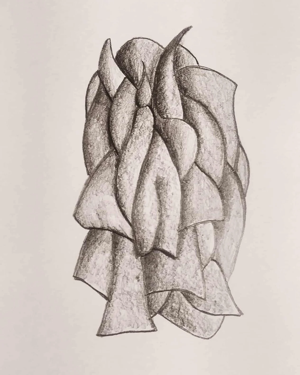 Disegno scultoreo monocromatico III