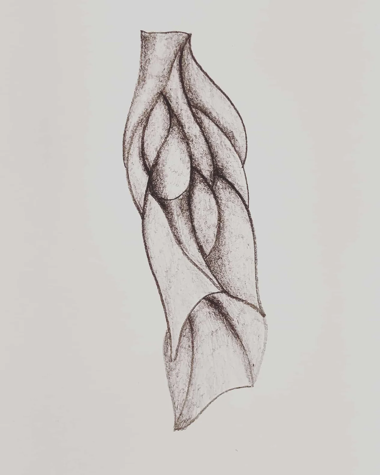 Disegno scultoreo monocromatico IV