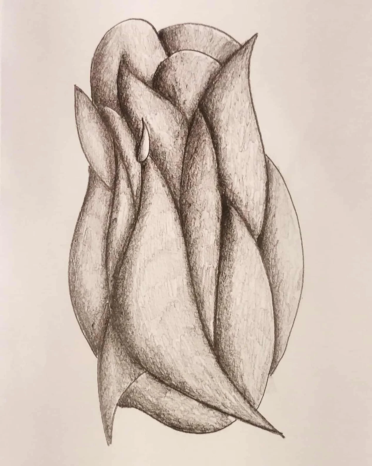 Struttura organica monocromatica IV