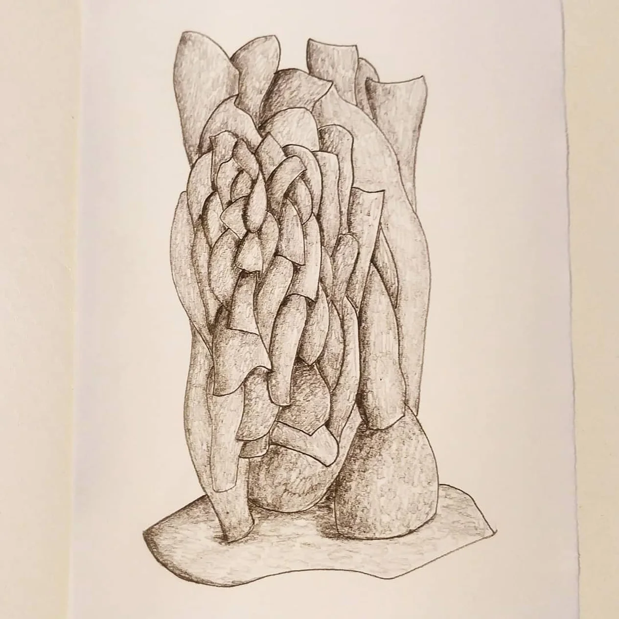 Forma organica a matita V
